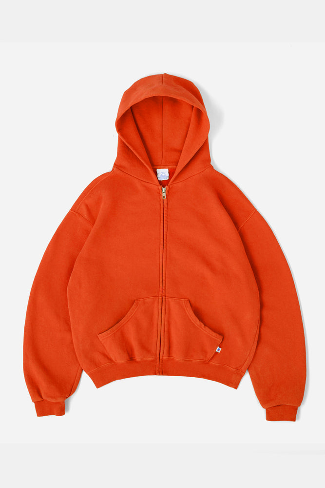 60's Faded Zip hoodie / Blaze Orange – FIFTH GENERAL STORE 60's Faded Zip hoodie / Blaze Orange – FIFTH GENERAL STORE