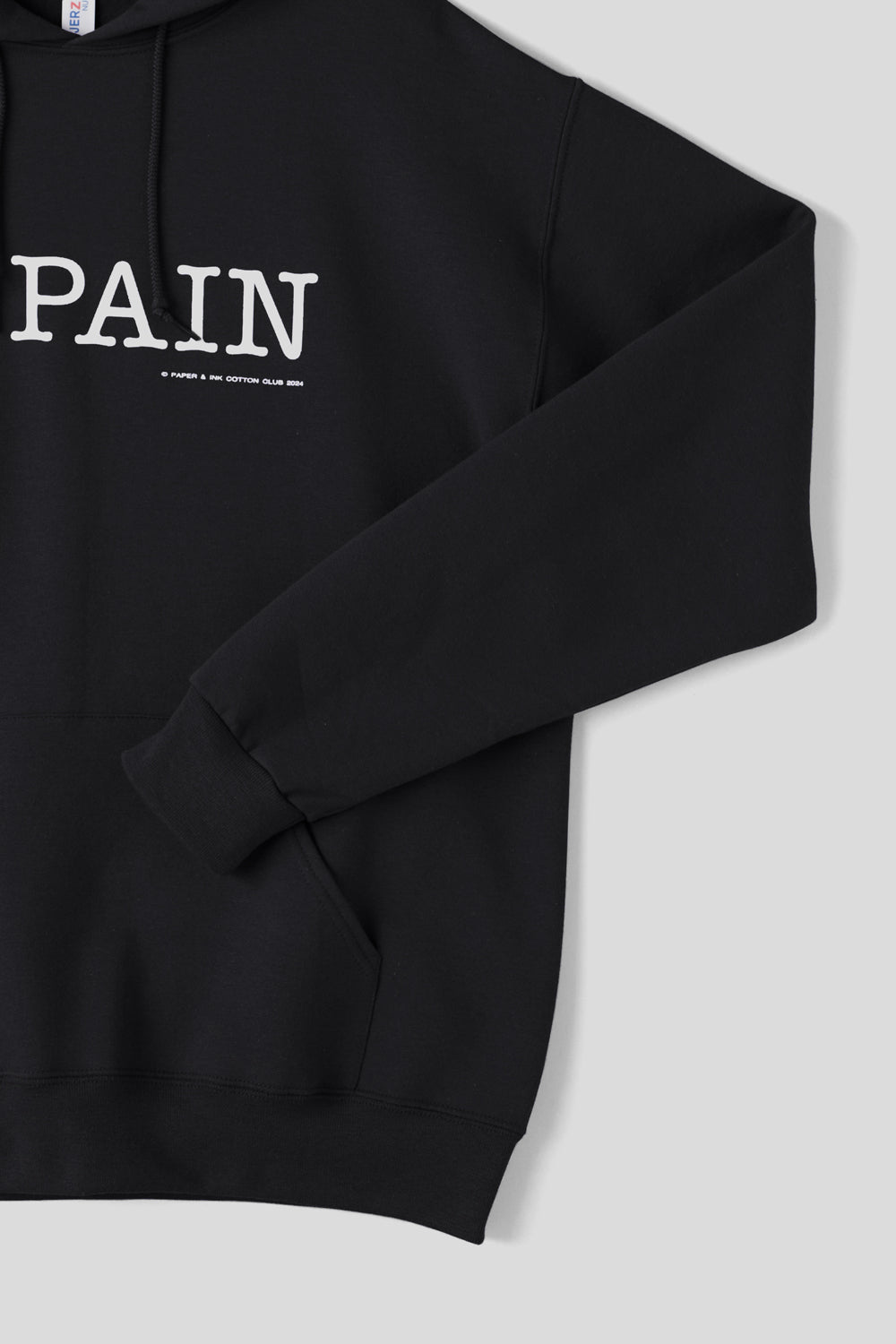 I ♡ PAIN Hoodie Black / Paper &amp; Ink Cotton Club