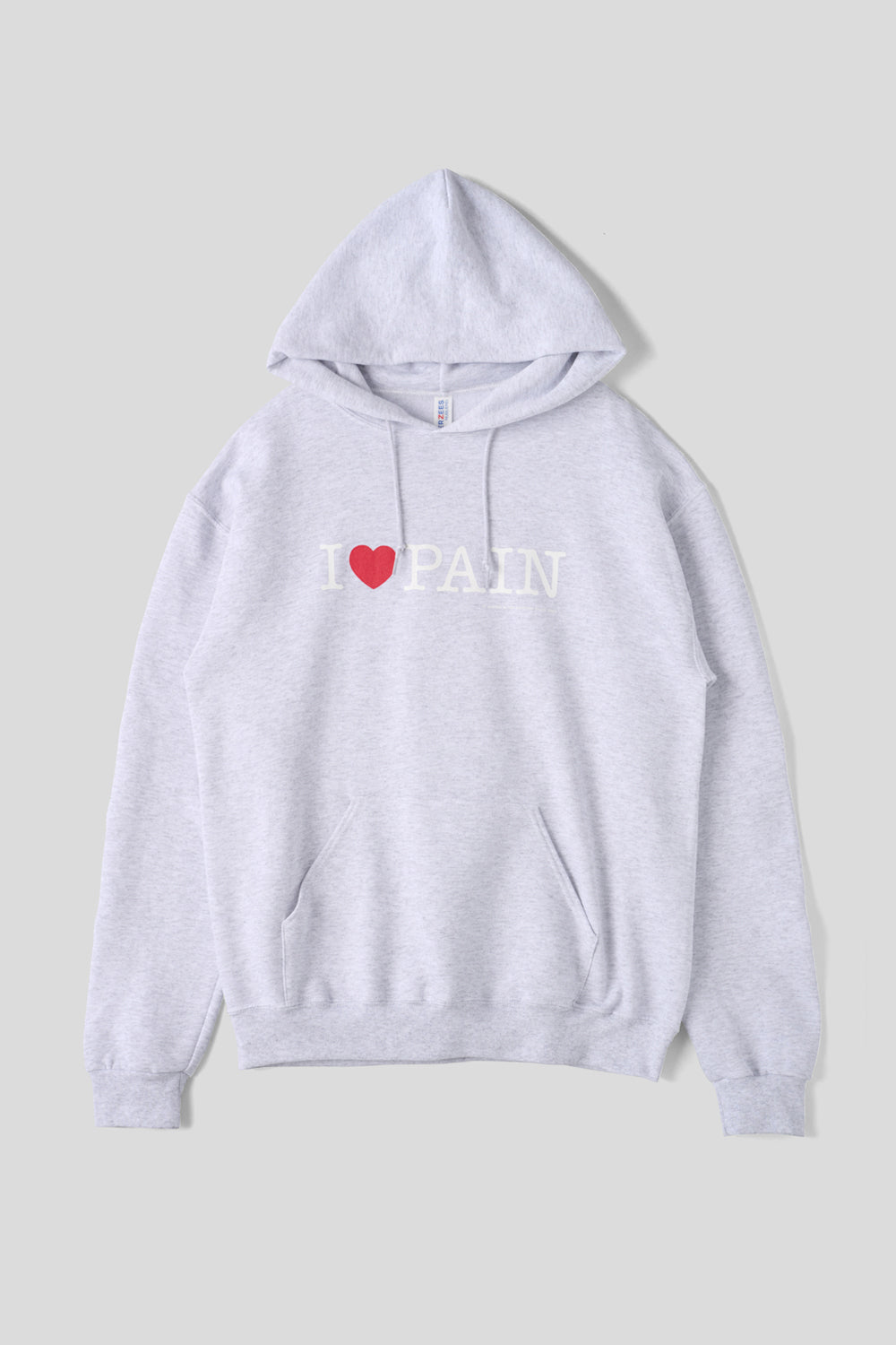 I ♡ PAIN Hoodie Ash Gray / Paper &amp; Ink Cotton Club