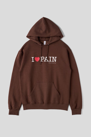 
                  
                    I ♡ PAIN Hoodie Brown / Paper & Ink Cotton Club
                  
                