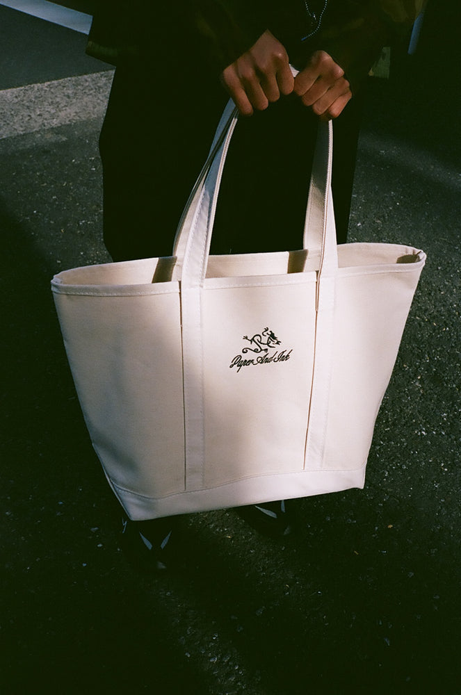 
                  
                    Paper & Ink Cotton Club Dragon Logo Tote Bag
                  
                