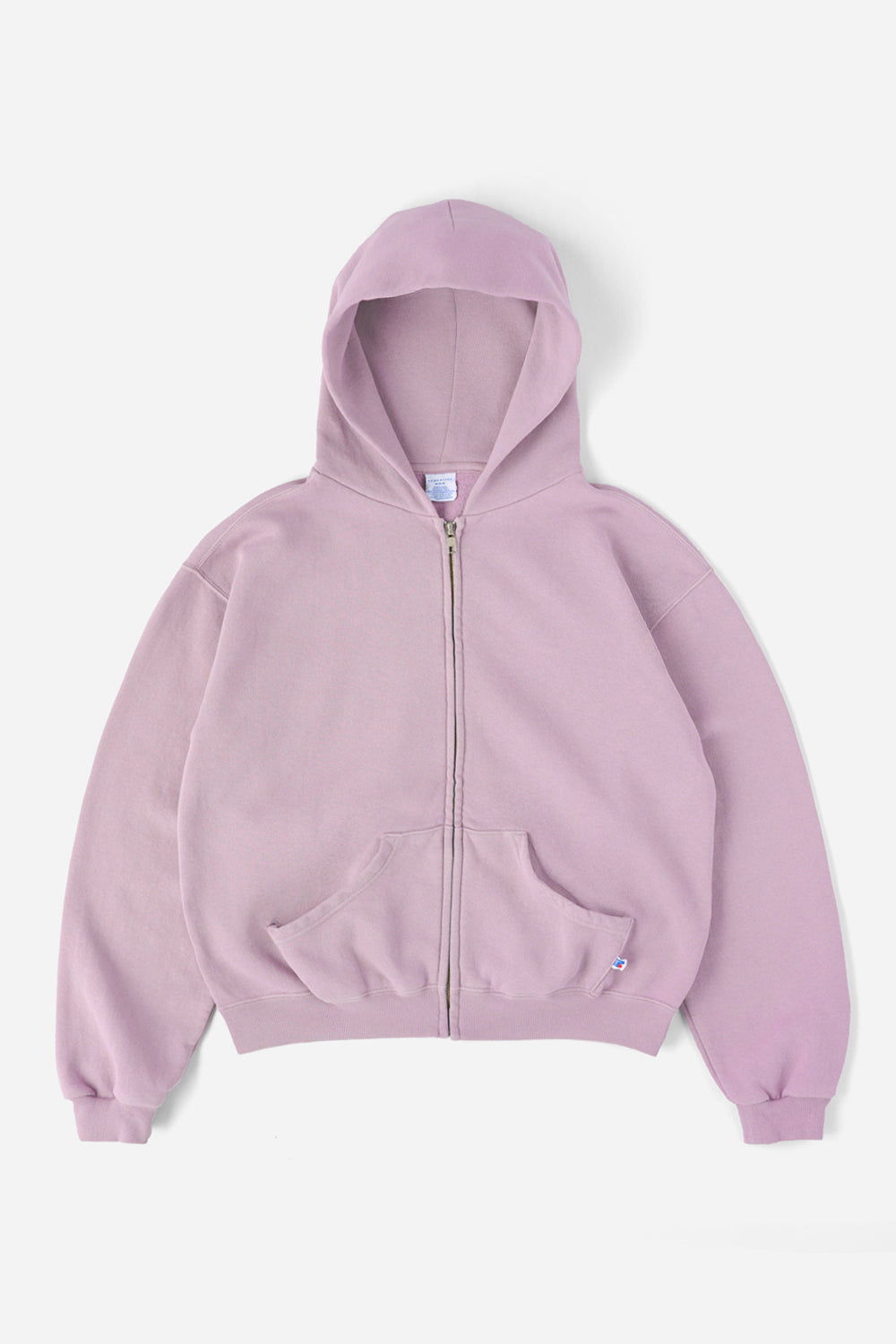 60’s Faded Zip hoodie / Smoky Pink