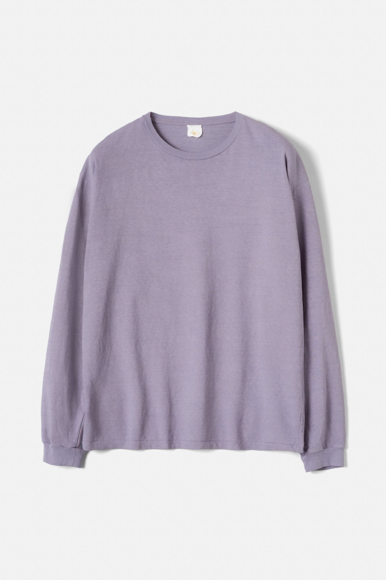 Faded Blank L/S tee inspired by the ’60s and ’70s  / Soft Violet