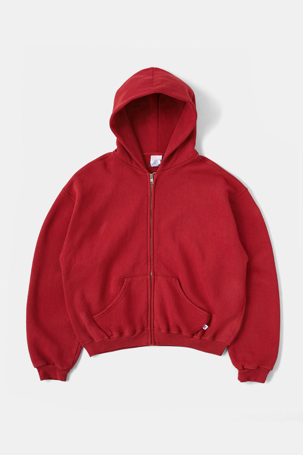 60’s Faded Zip hoodie / Dusty Red