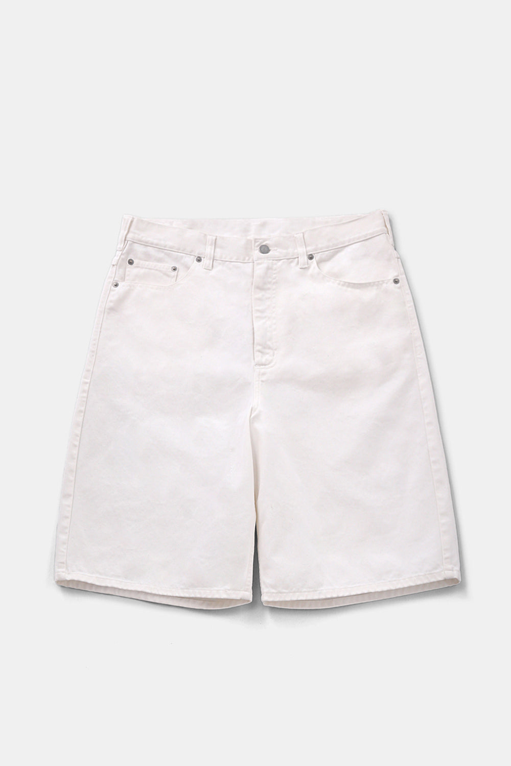 92' Loose-Fit Faded Shorts / White