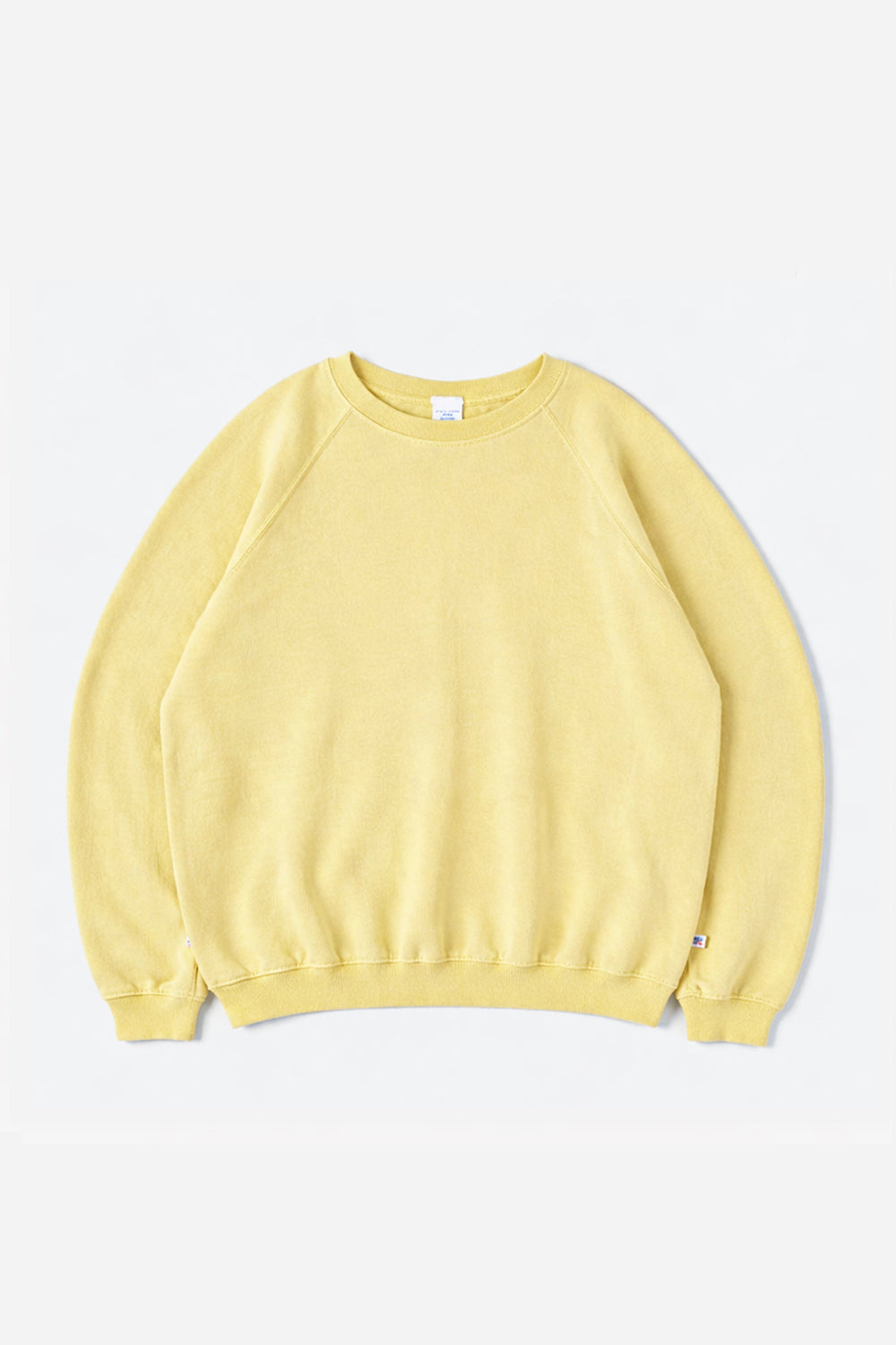 60s Faded Raglan Sweatshirts / Saffron Yellow