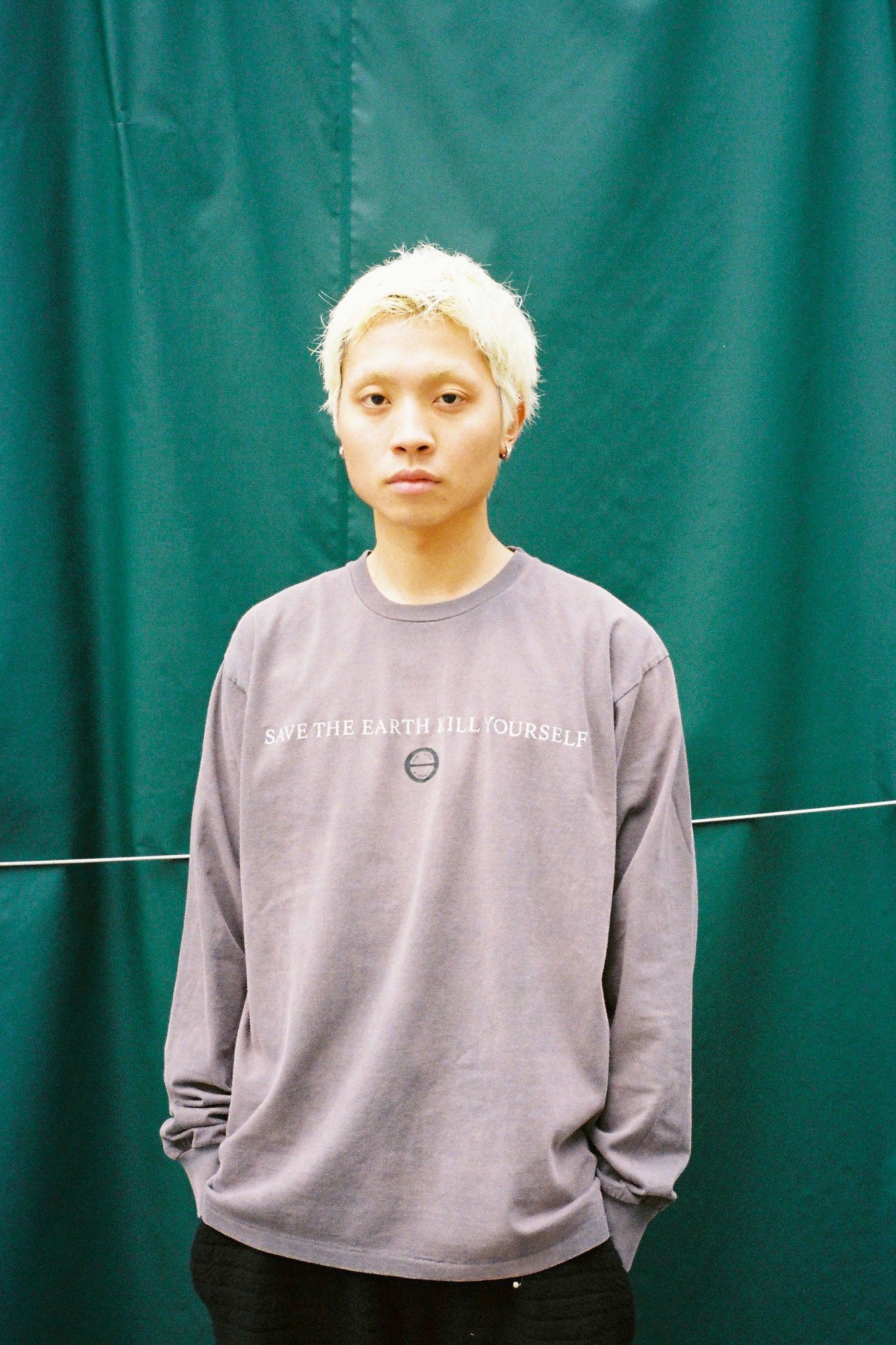 Save the earth Sun Faded L/S Tee 