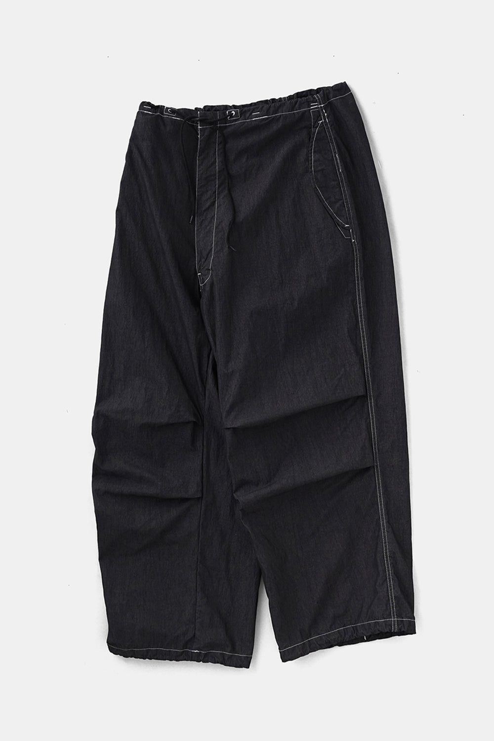 Arctic Snow Camouflage Trousers / Black