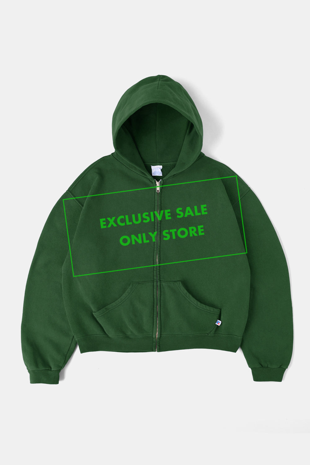 ライムグリーン フルジップパーカー　fifth general store 60's Faded Zip hoodie & Crew Sweatshirts – FIFTH GENERAL STORE