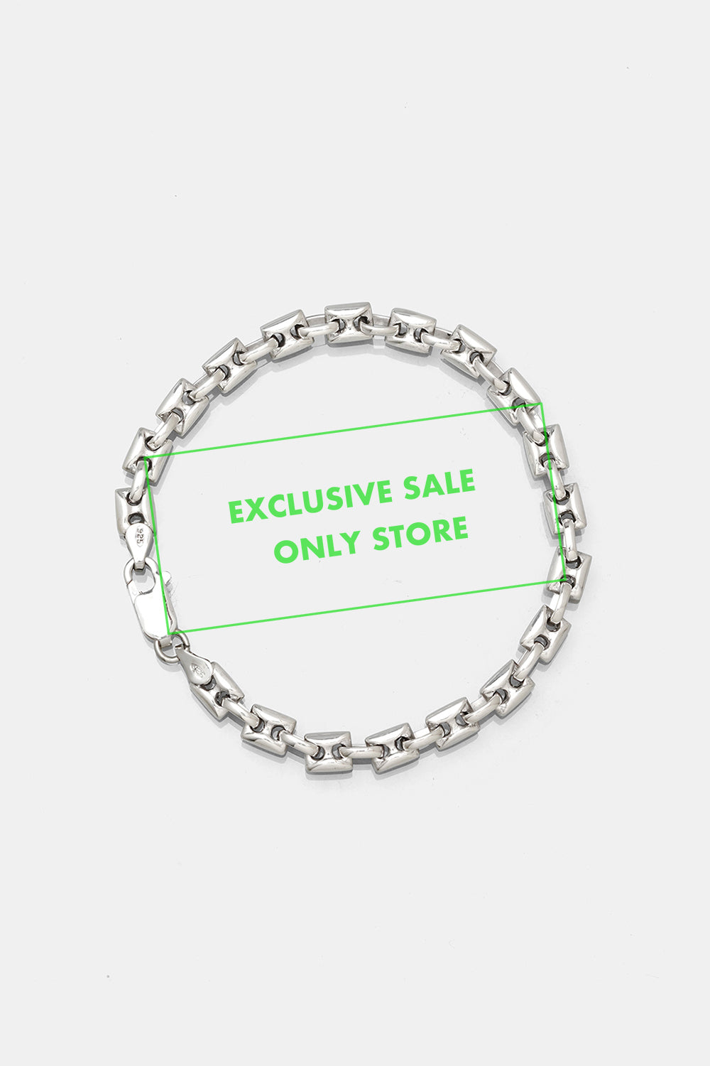Fifth Silver Bracelet PU1991 / シルバーチェーンブレスレット メキシコ
