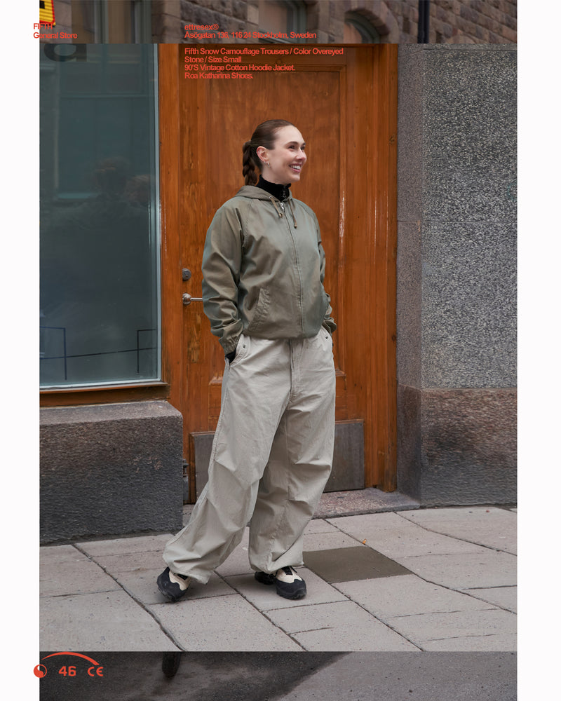 fifth general store Snow Camo Trousers - ワークパンツ