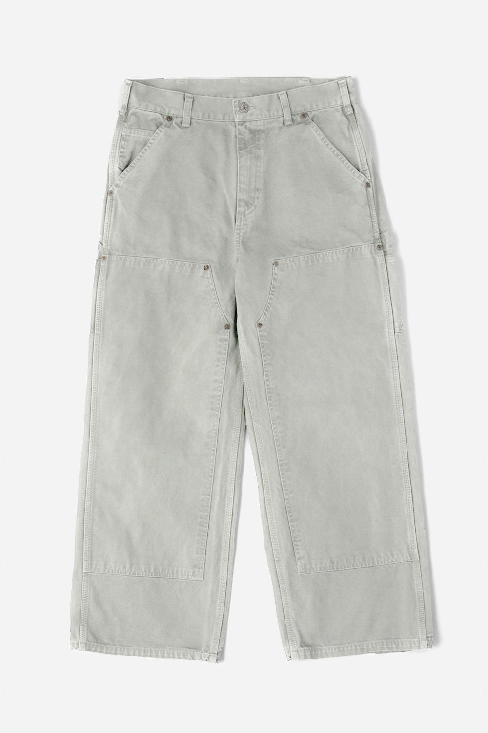 FI-Distressed Double Knee Pants (VerⅡ) / Stone