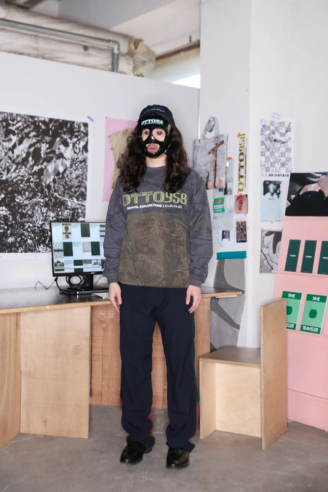 OTTO958 x FIFTH Crewneck Sweatshirts / Yellow – FIFTH GENERAL STORE OTTO958 x FIFTH Crewneck Sweatshirts / Yellow – FIFTH GENERAL STORE