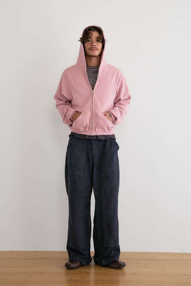 
                  
                    60's Faded Zip hoodie / Smoky Pink
                  
                