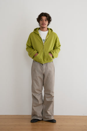 
                  
                    60's Faded Zip Hoodie / Lime
                  
                