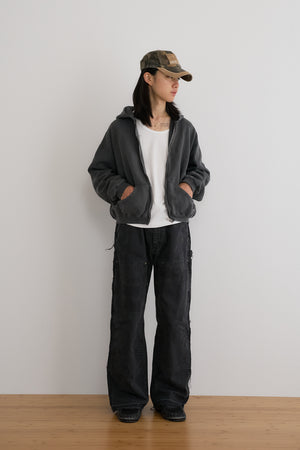 
                  
                    60's Faded Zip hoodie / Navy Gray
                  
                