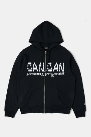 CAN CAN Projects Zip Hoodie Black / Can Can Press x FIFTH – FIFTH