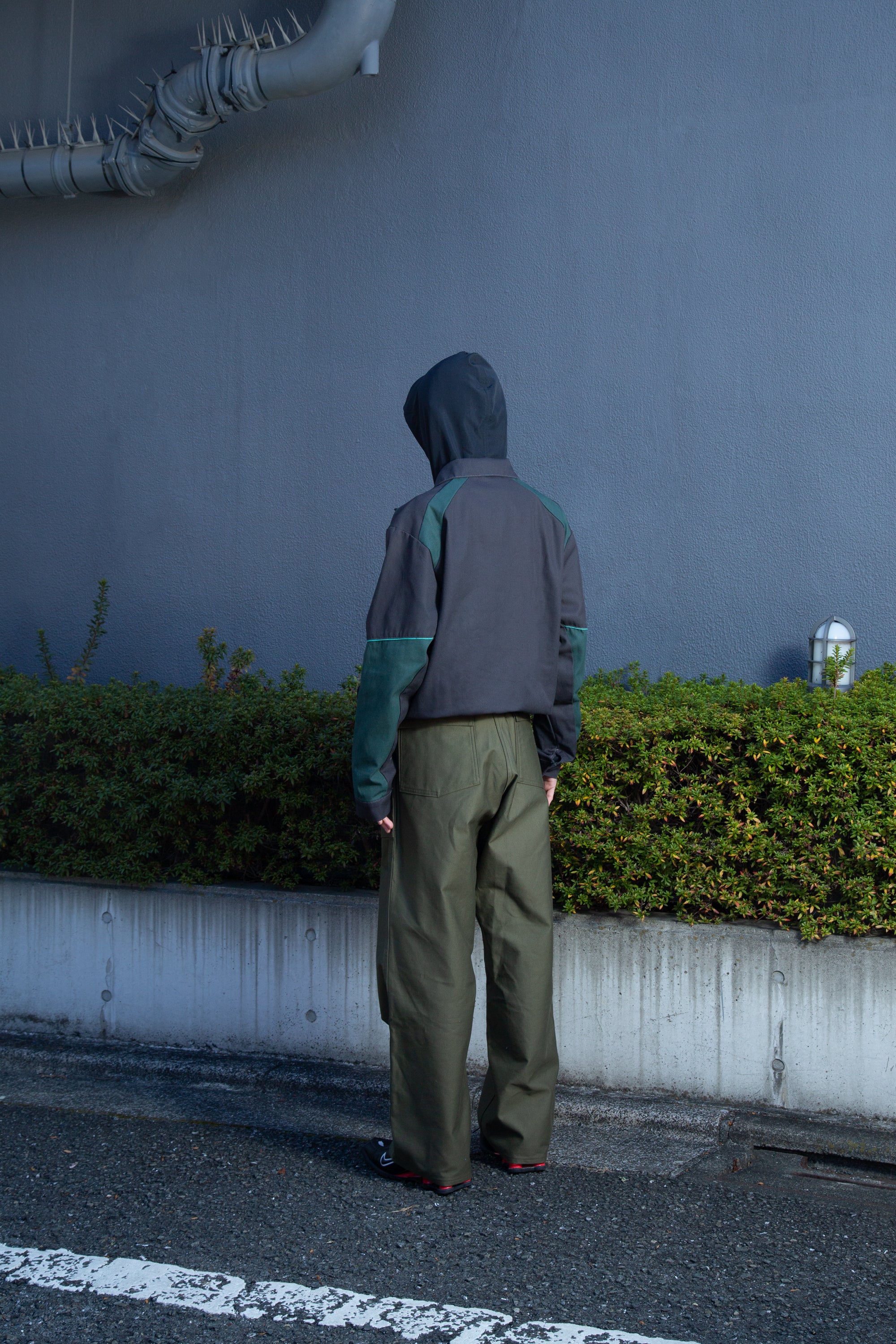 TUKI / baker pants(0152) O.D ツキ カーキ ベイカーパンツ