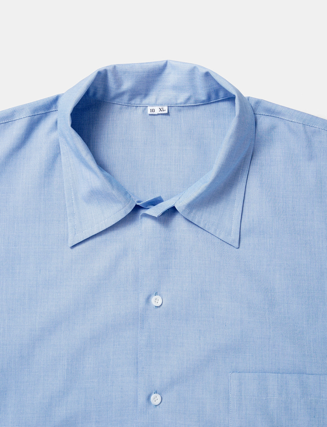 10XL Big Shirts - Bleu Clair / Made with French Military Fabric