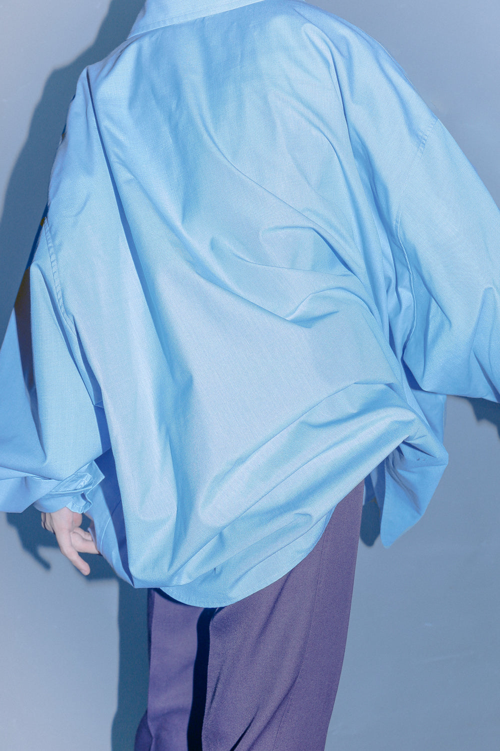 10XL Big Shirts - Bleu Clair / Made with French Military Fabric