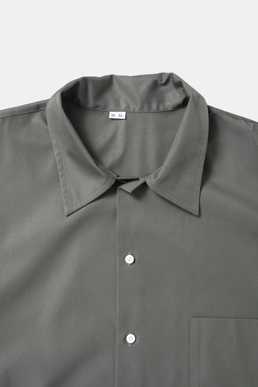 fifthgeneralstore 10XL シャツ 10XL Big Shirts - Vert Otan / Made with French Military Fabric
