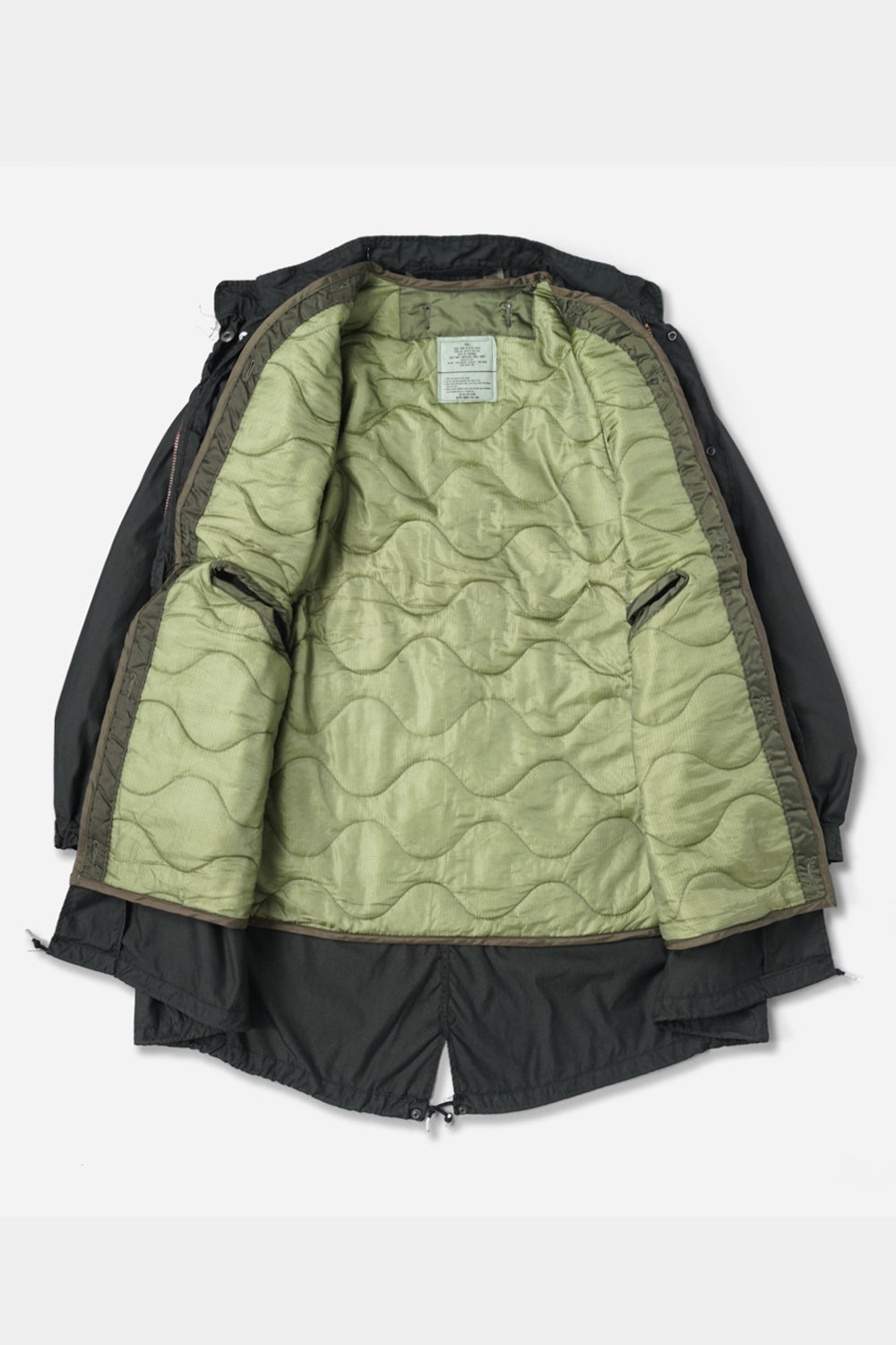 FIFTH x M-65 Fishtail Over-Dyed BLK