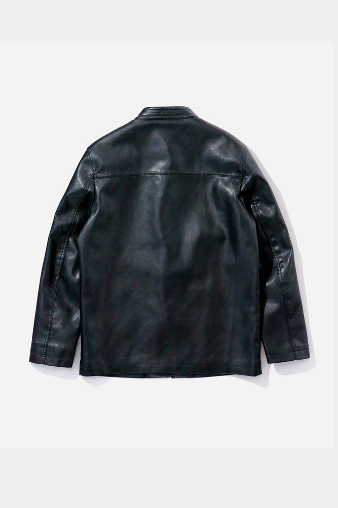 
                  
                    Faux Leather China JKT/ ブラックカンフージャケット
                  
                