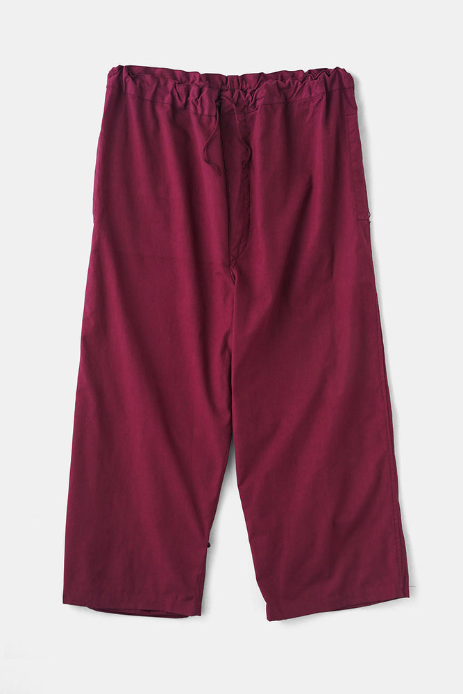 Over-dyed Italian Military Snow Pants / Wine Red