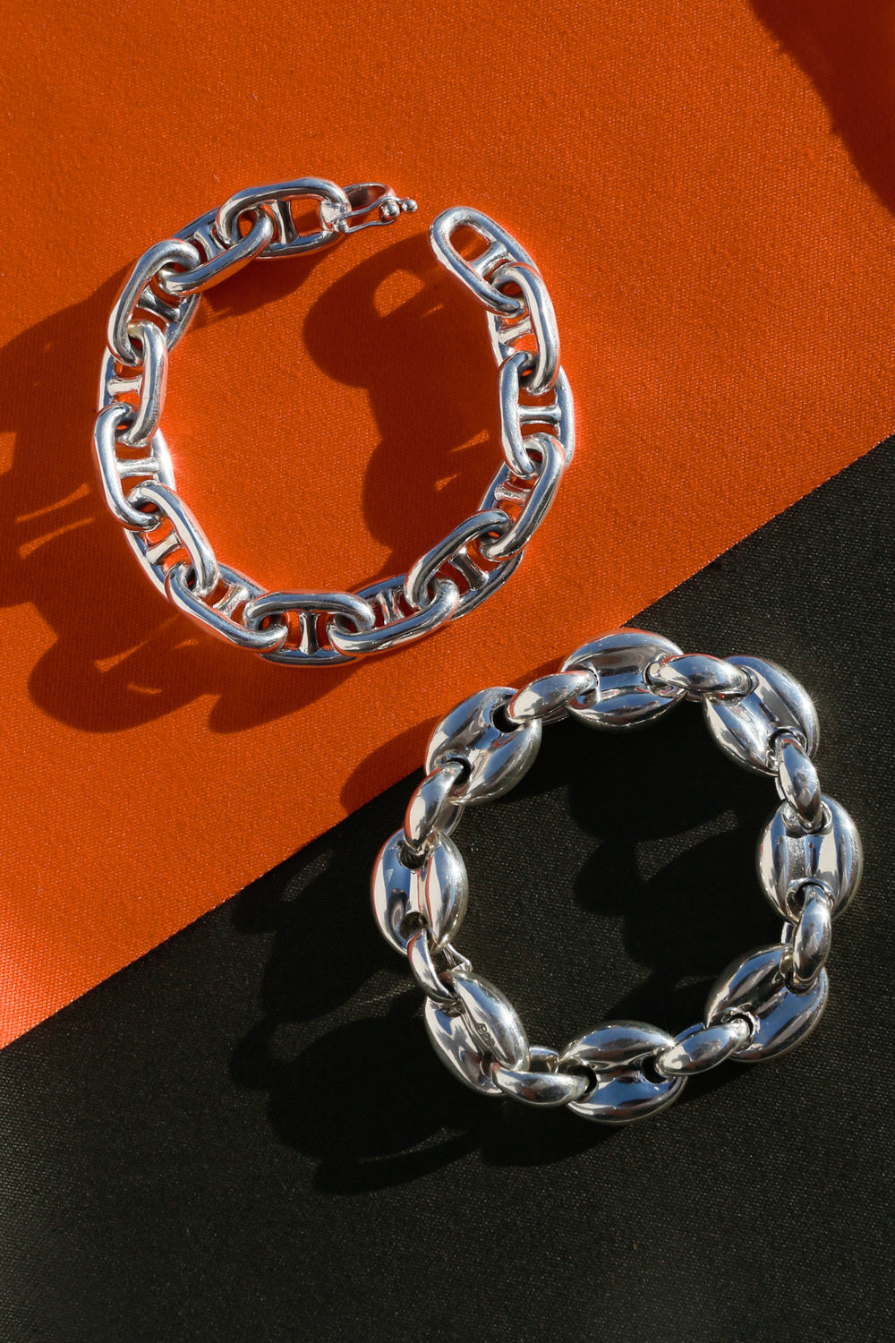 Silver Bracelet HM-003 / シルバーチェーンブレスレット メキシコ