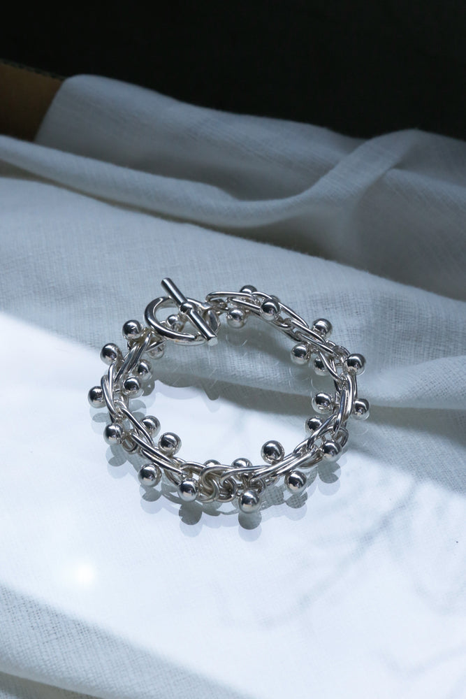 Fifth Silver Beaded Bracelet / シルバーブレスレット メキシコ