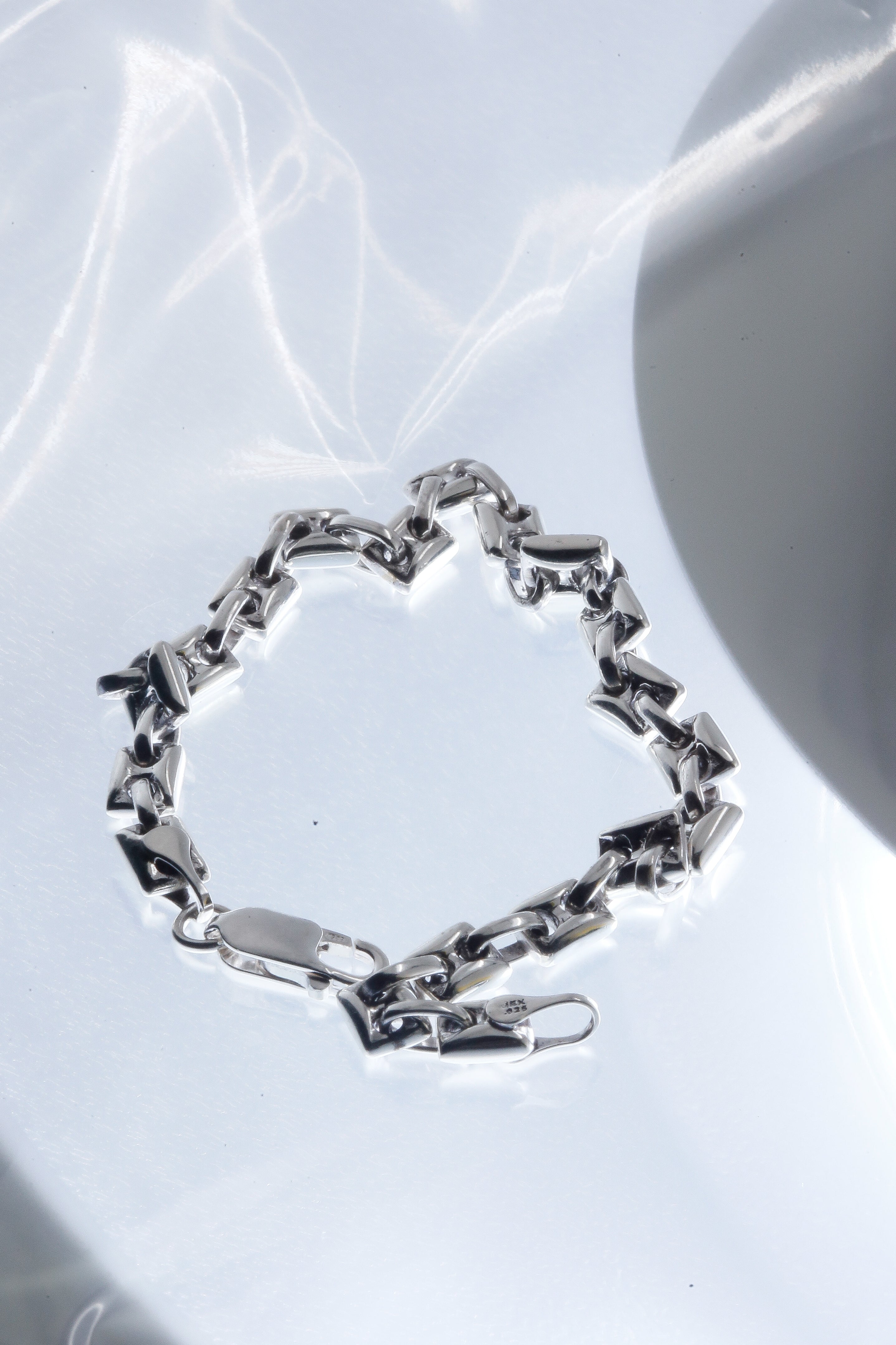 Fifth Silver Bracelet PU1991 / シルバーチェーンブレスレット メキシコ