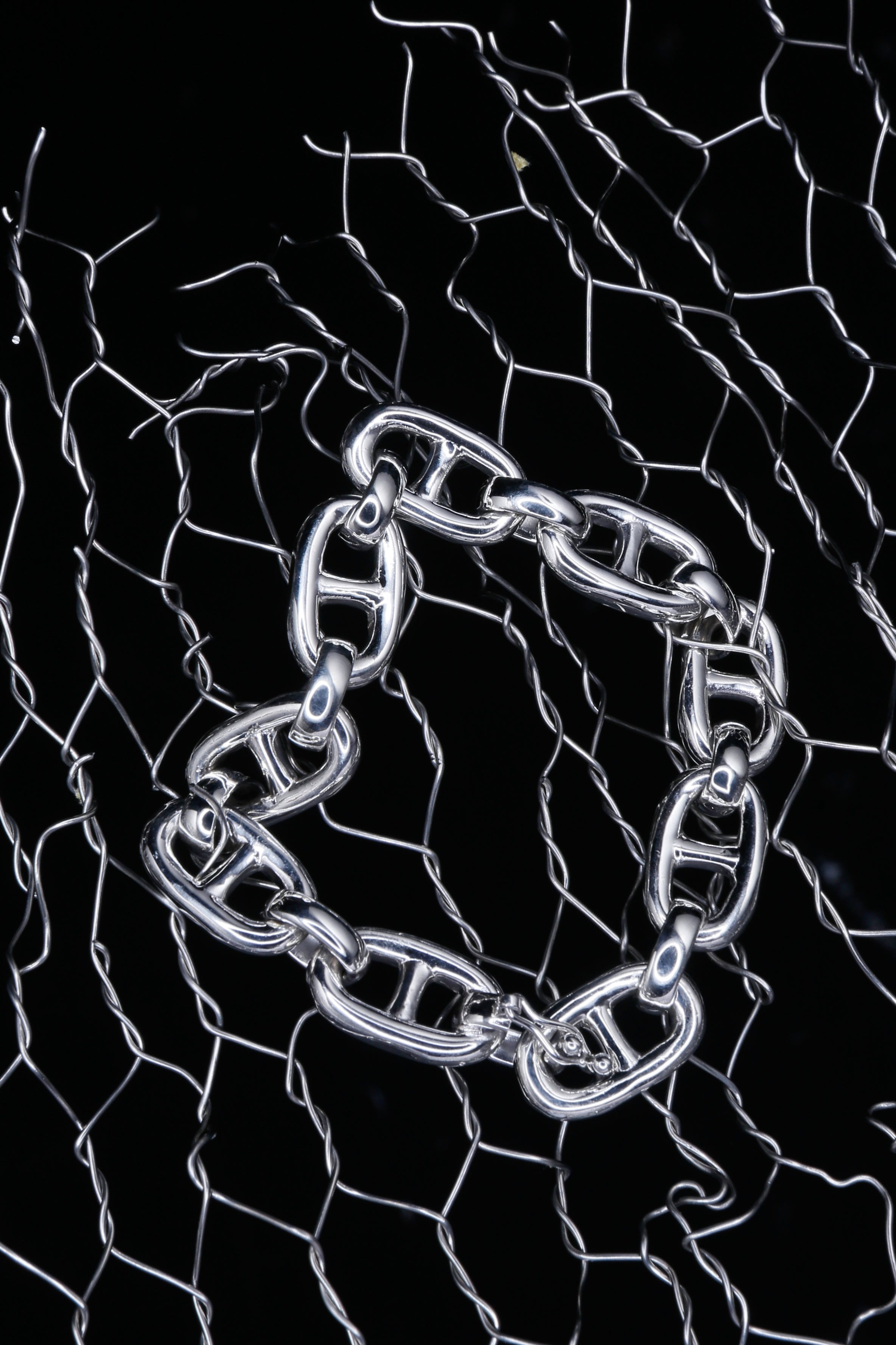 Fifth Silver Bracelet HL-003 / シルバーチェーンブレスレット メキシコ