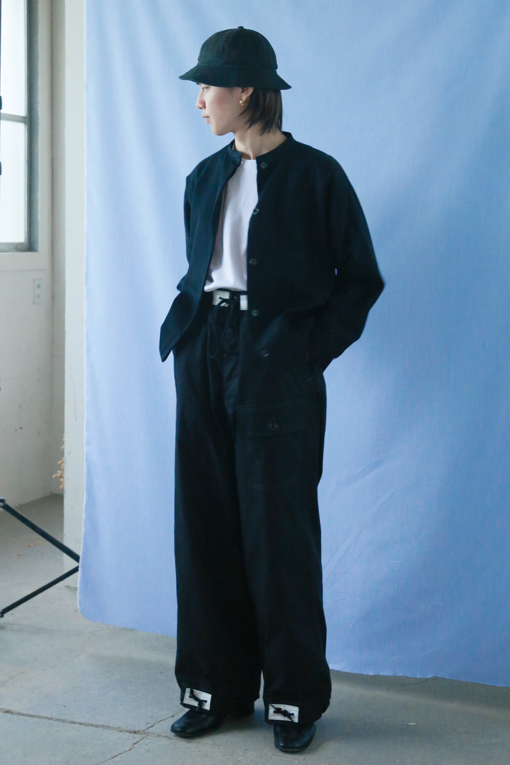 TUKI ツキ OLD VENTILE OVER PANTS TUKI ツキ OLD VENTILE OVER PANTS