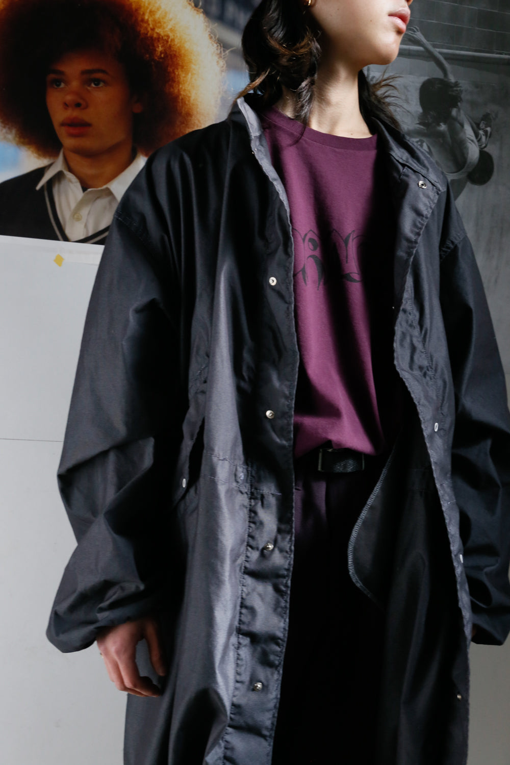 Fifth Over-Dyed Cotton Snow Fishtail JKT Gray