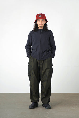 7,627円50's us wind pants over dyed black