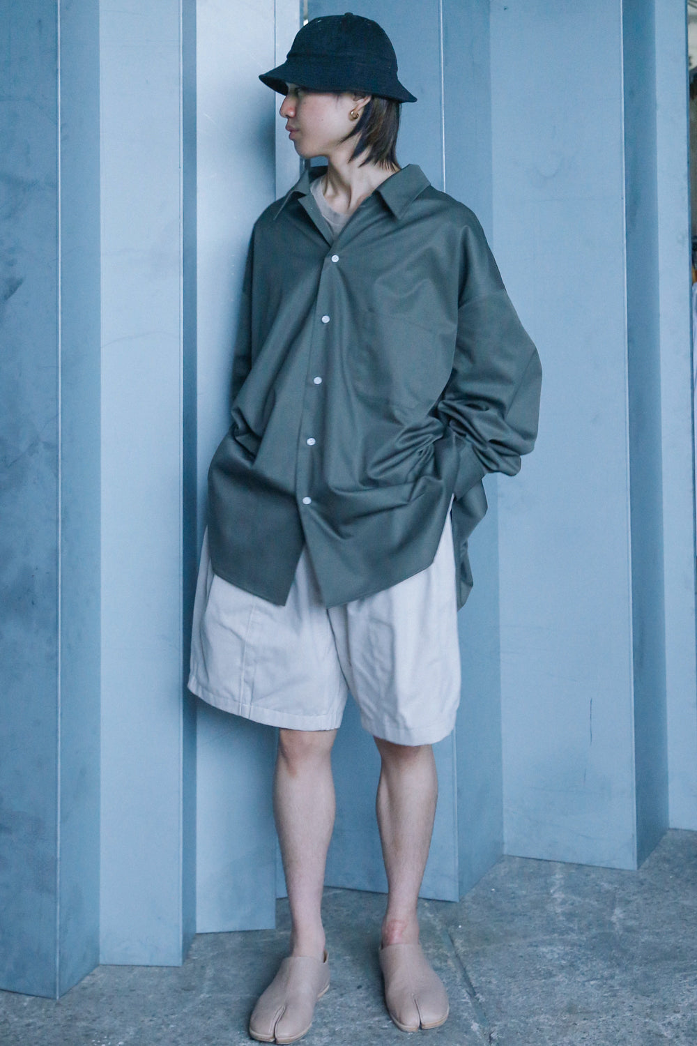 10XL Big Shirts - Vert Otan / Made with French Military Fabric