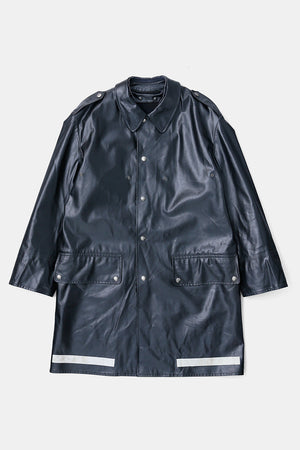 
                  
                    80's Swiss Fireman Fuax Leather Coat
                  
                