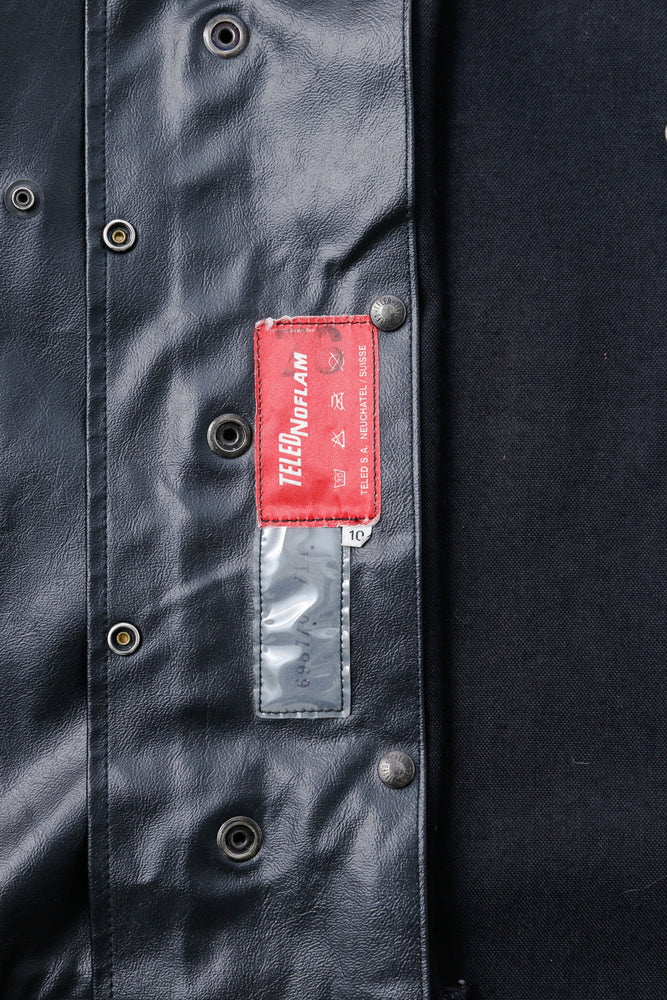 
                  
                    80's Swiss Fireman Fuax Leather Coat
                  
                