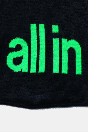 
                  
                    all in Yiddish Scarf (BLK)
                  
                