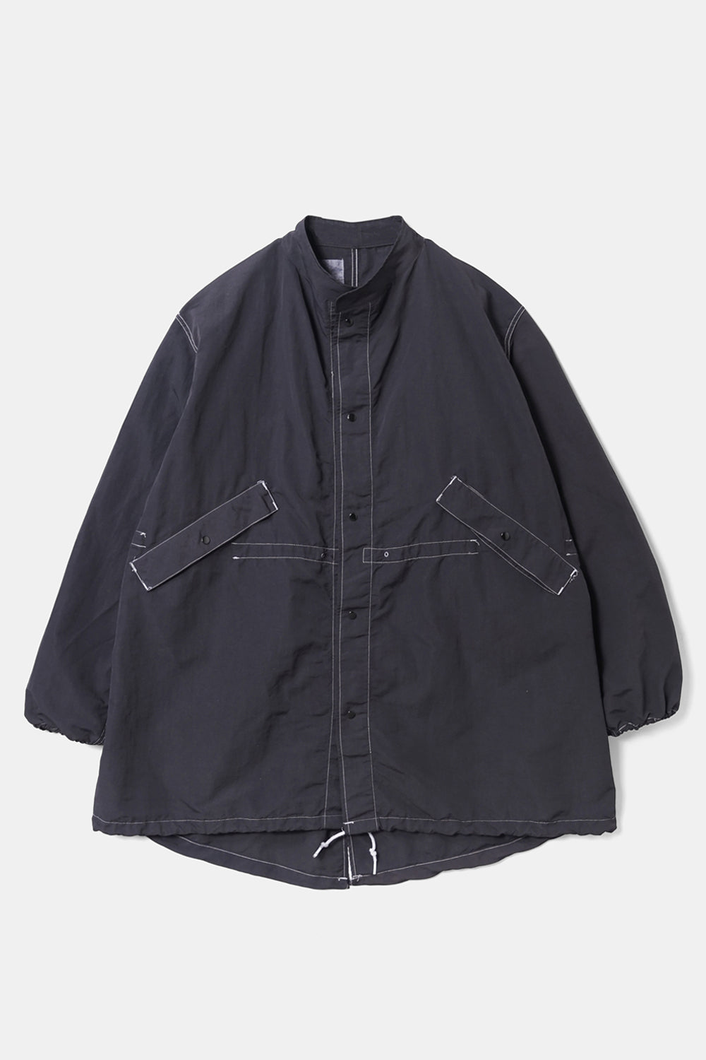 Fifth Over-Dyed Nylon Snow Fishtail JKT Black