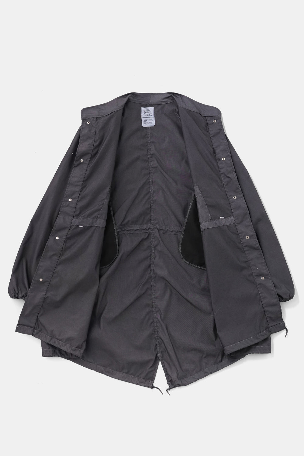 Fifth Over-Dyed Cotton Snow Fishtail JKT Gray