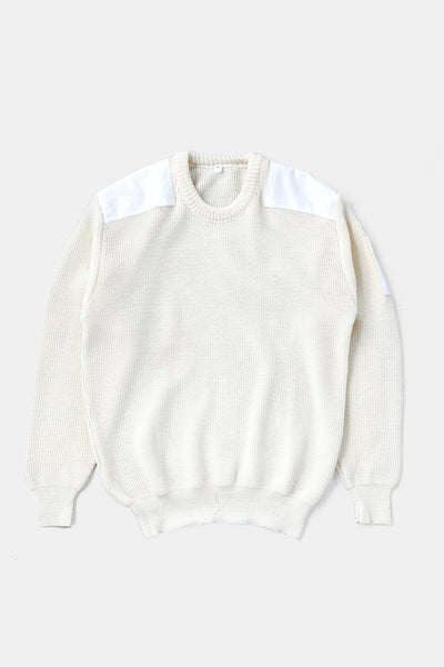 BW White Commando Sweater – FIFTH GENERAL STORE